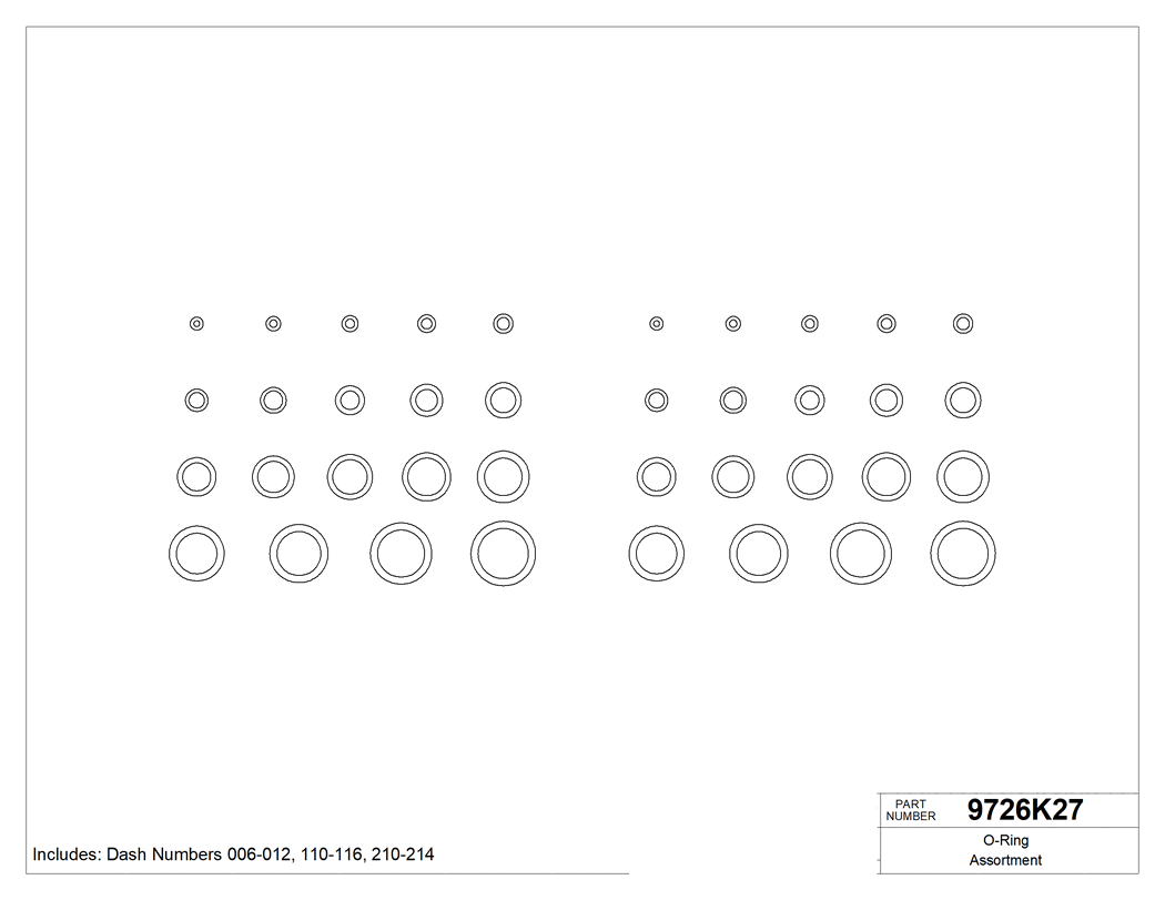 Technical drawing - 9726K27